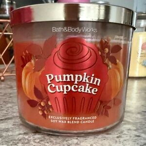 Bath & Body Works Pumpkin Cupcake Candle - New/Never Used